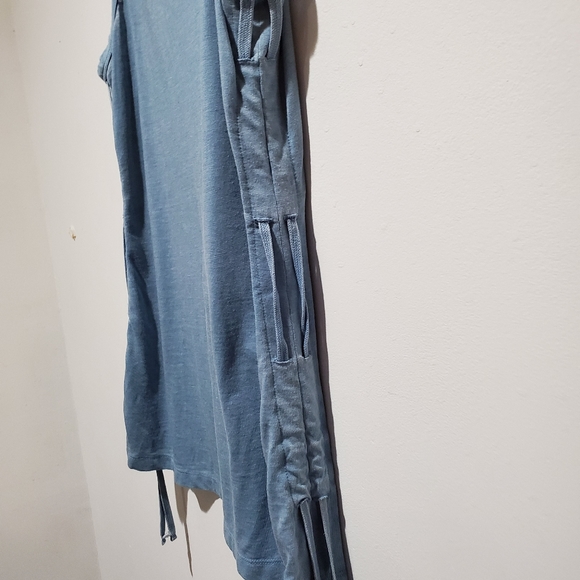 Time And Tru Blue Sleeveless Tank Top Size S - Picture 5 of 6